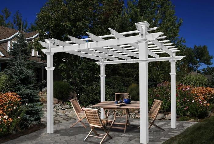 Outdoor Rooms: Pergolas Lend a Simple Elegance