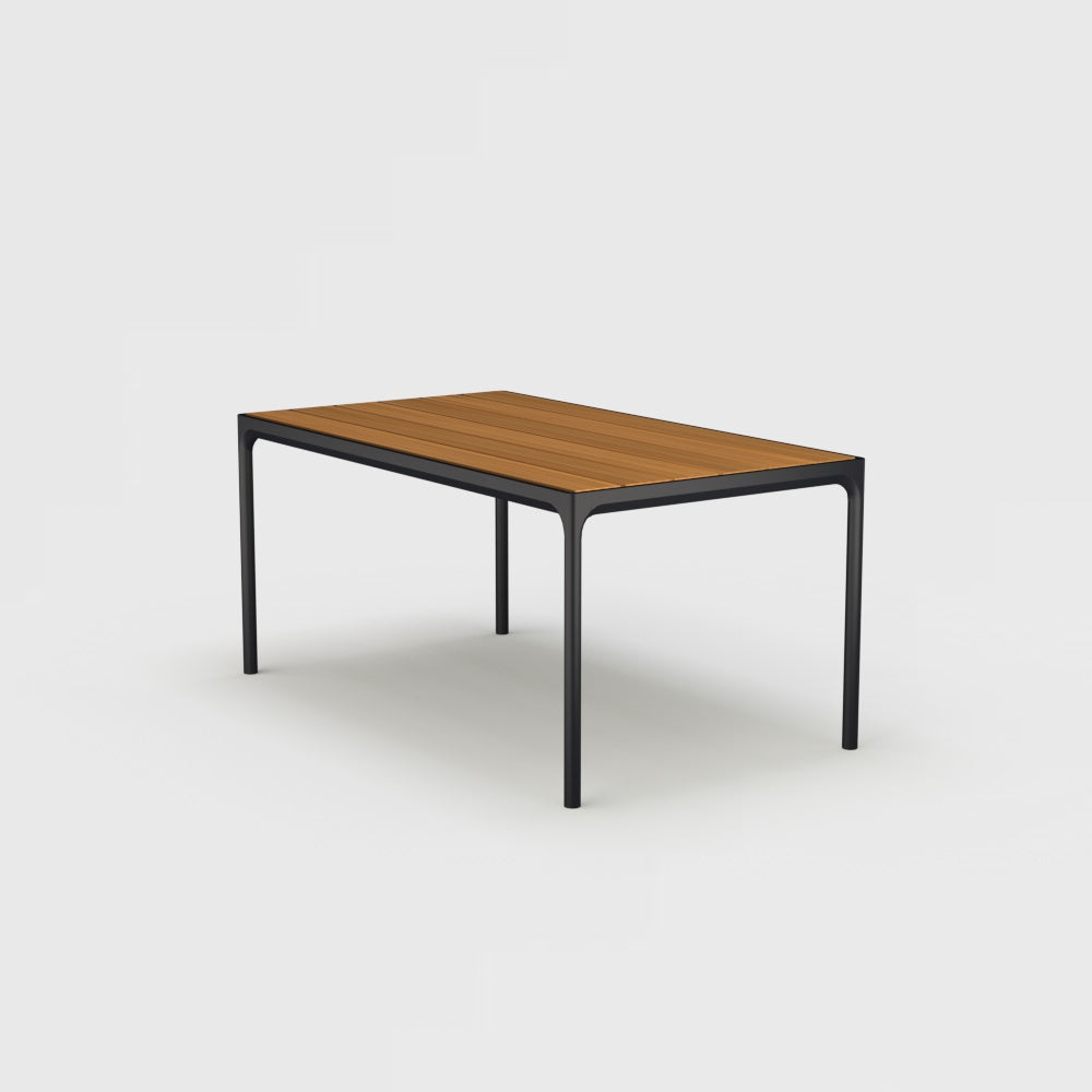 Black Frame with Bamboo Lamellas Top