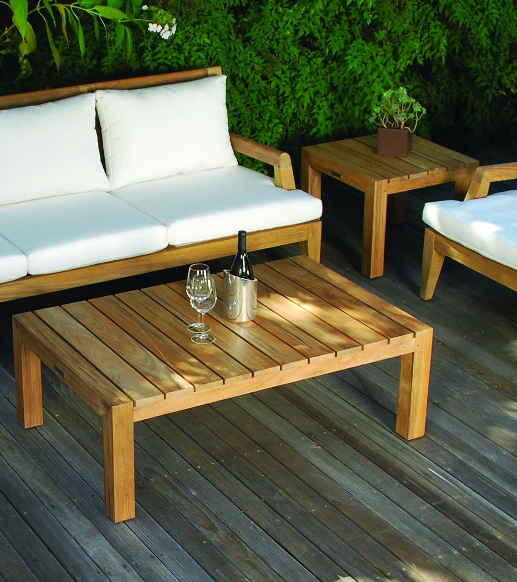 Kingsley Bate Mendocino Teak Rectangular Coffee Table