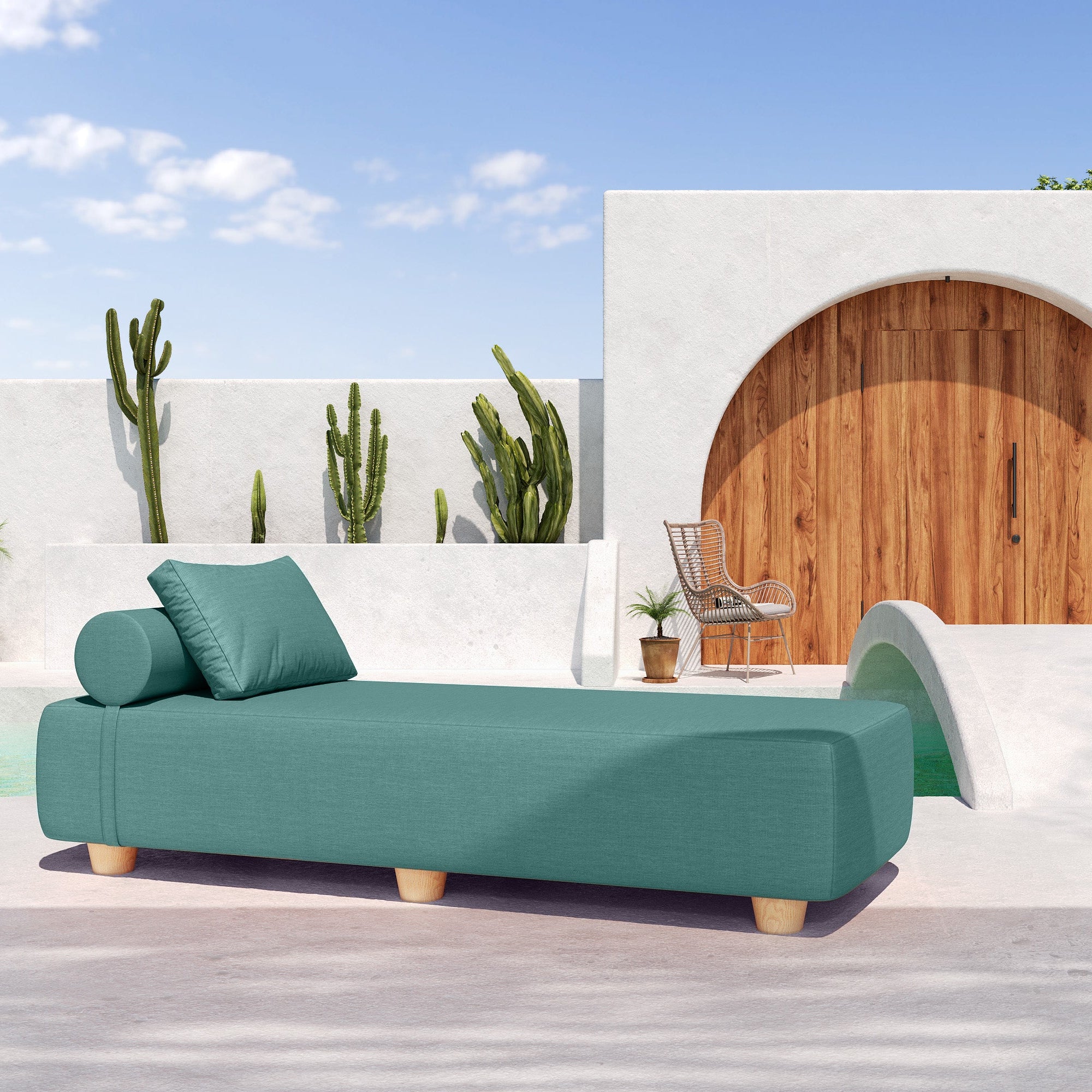 Alvy Outdoor Daybed Sun Lounger - Breeze