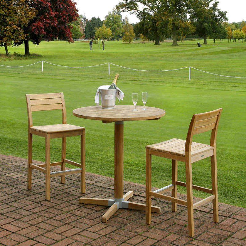 Barlow Tyrie Bermuda Teak High Dining Side Chair