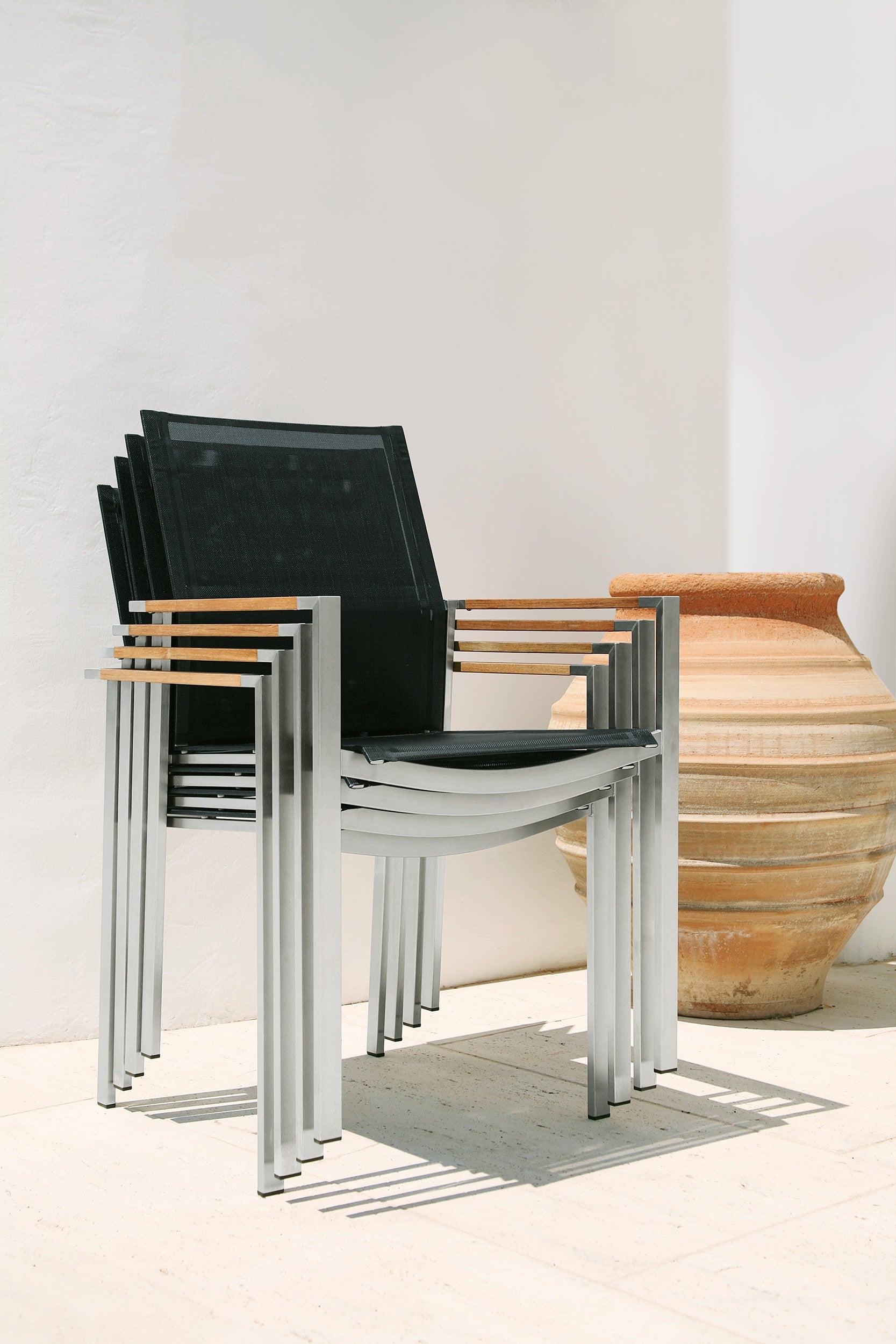 Barlow Tyrie Mercury Stainless Steel Chair