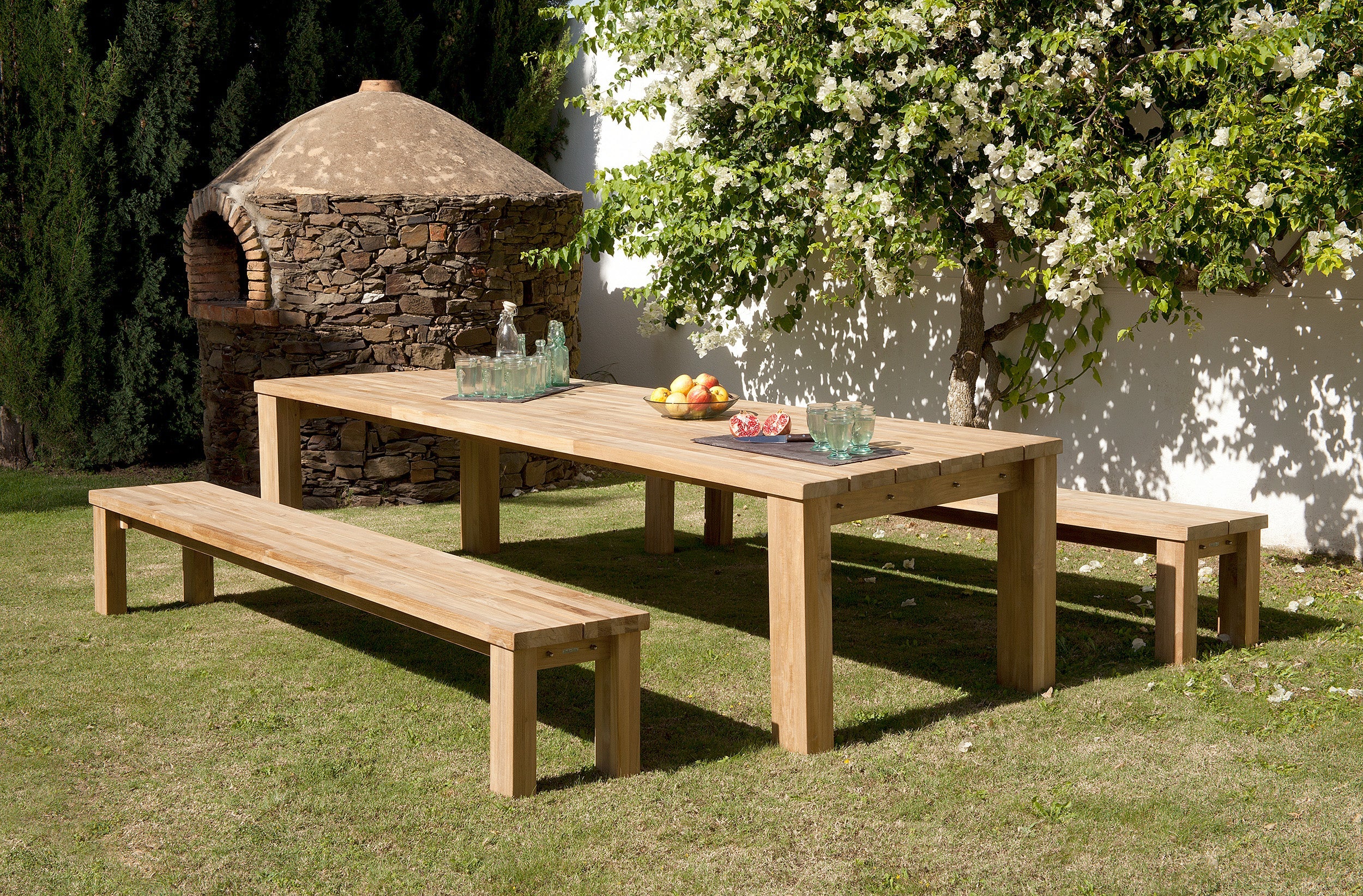 Barlow Tyrie Titan Teak Dining Table 300