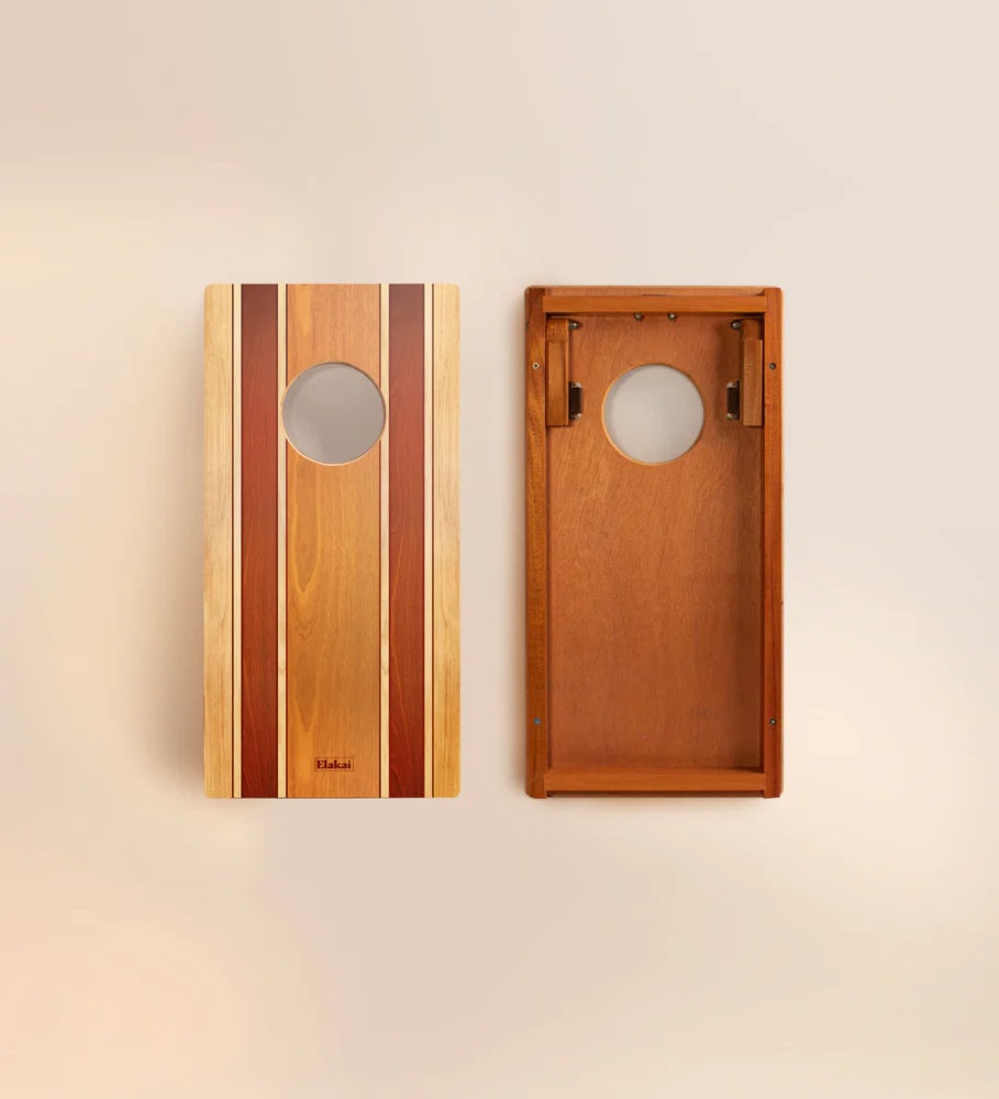 Elakai Woody 1'x2' Compact Travel Cornhole Boards - Set of 2