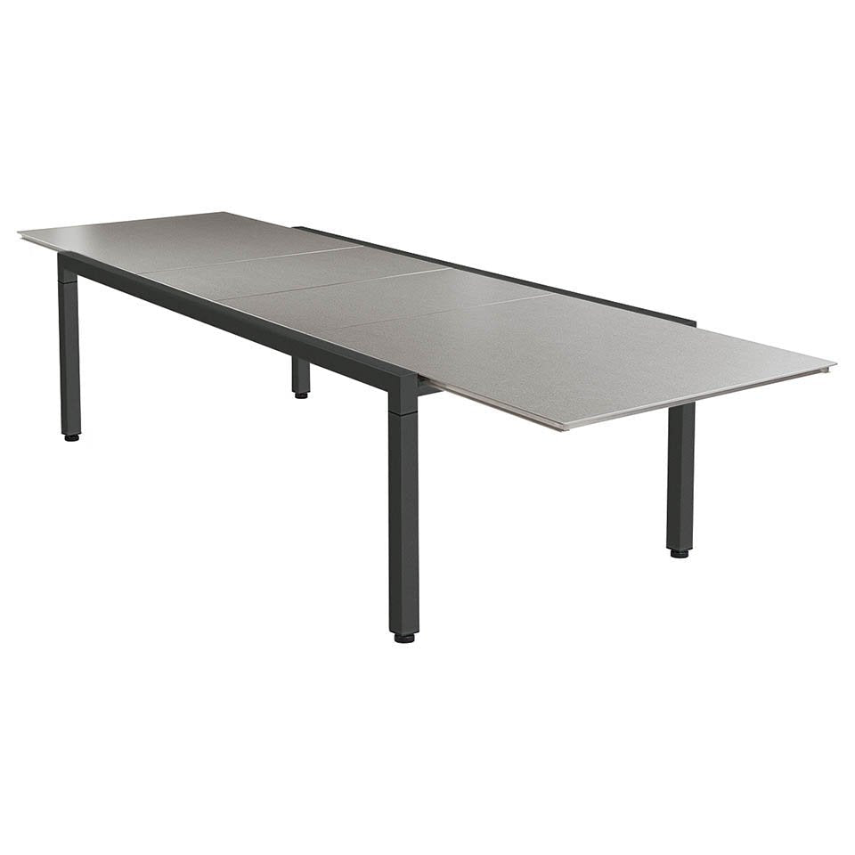 Barlow Tyrie Extending Ceramic Table Cover for Equinox - fully extended, no chairs