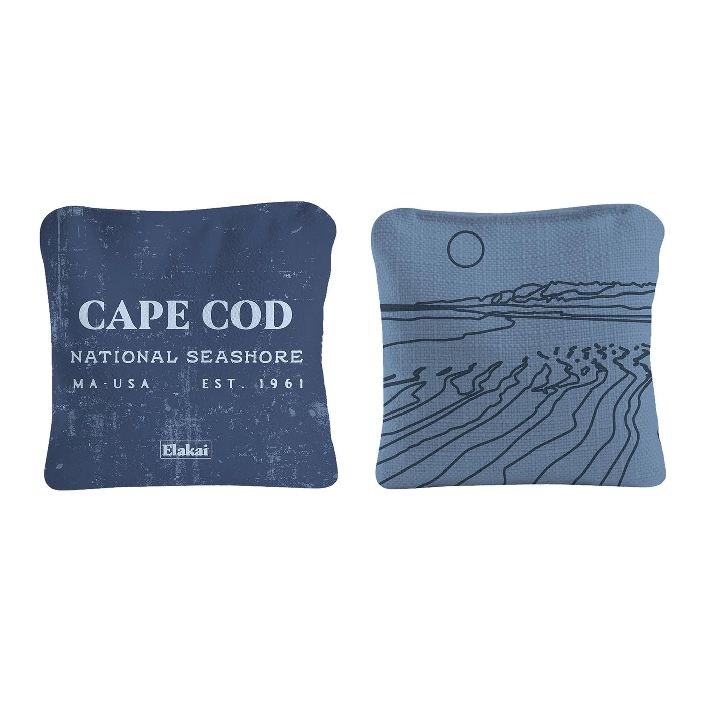 Elakai National Parks Travel Dual-Sided 4"x4" Cornhole Bags