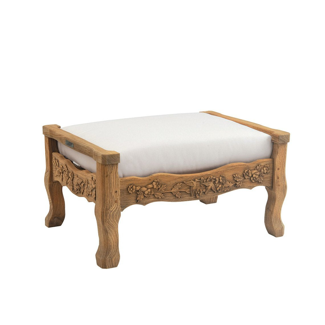 Normandy Distressed Teak Deep Seating Ottoman (KYB-NDY10)