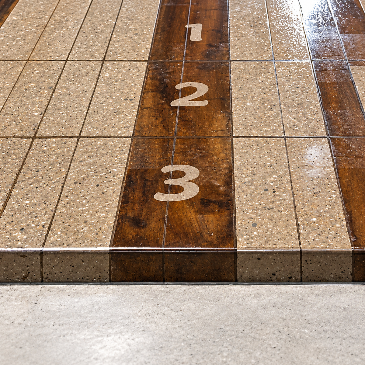 Stone Age Shuffleboard Table