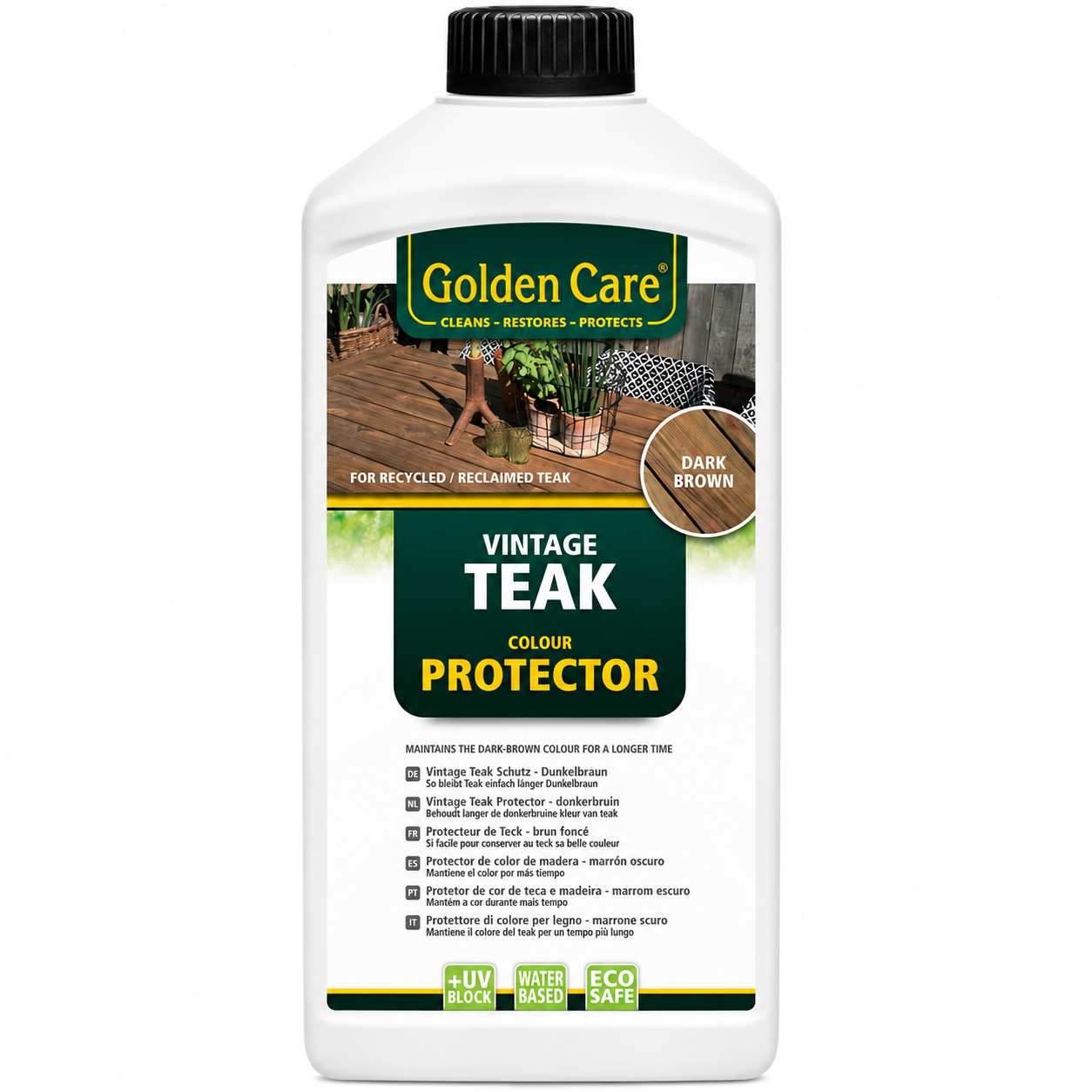 Golden Care Vintage Teak and Hardwood Protector - 1 Liter