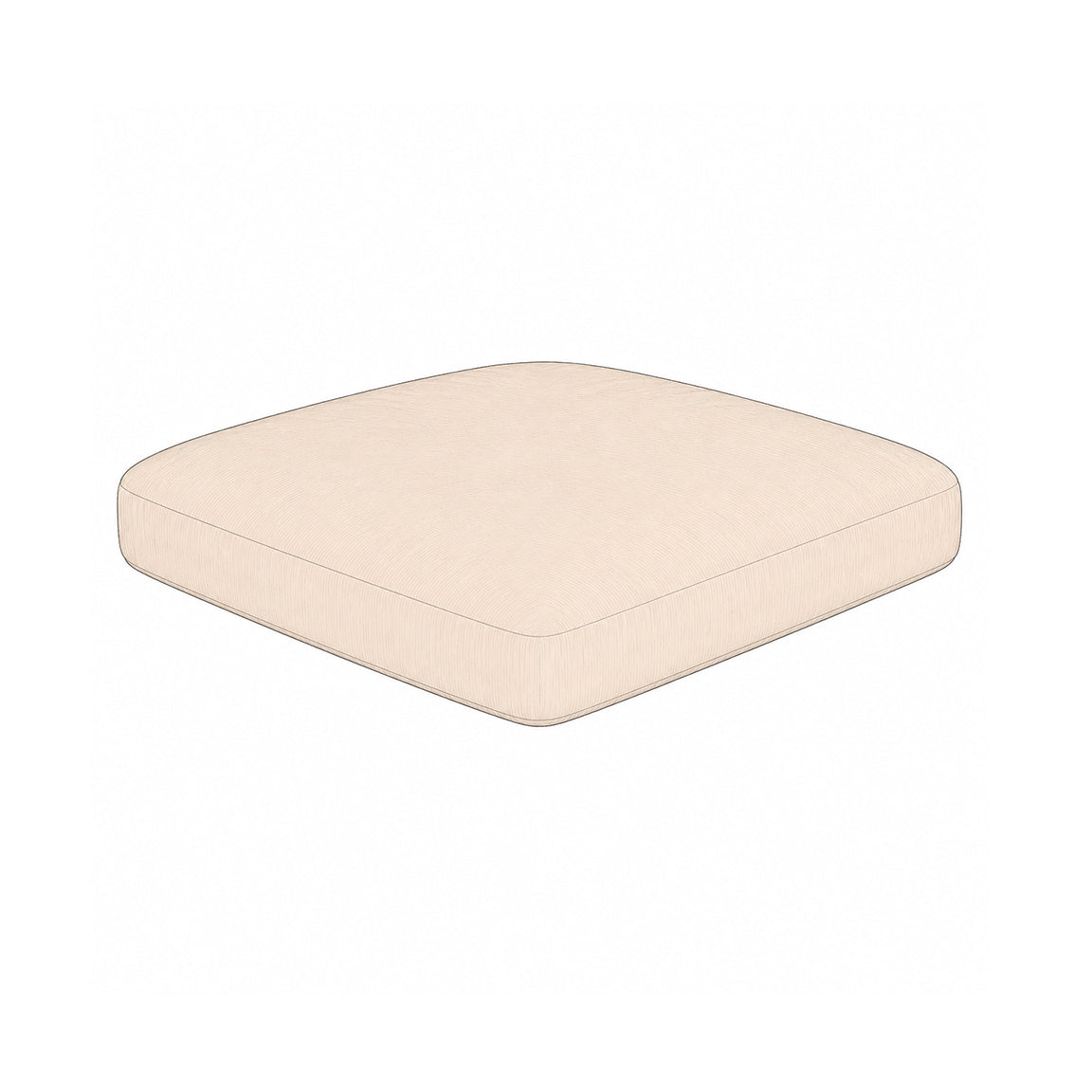 Kingsley Bate Culebra Club Chair Seat Cushion