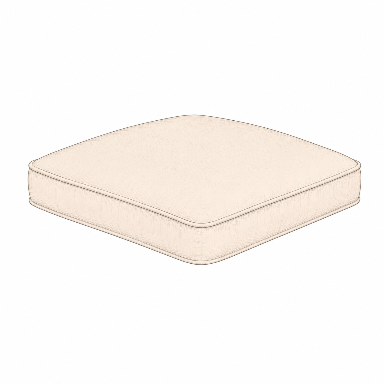Kingsley Bate Garden Armchair Seat Cushion