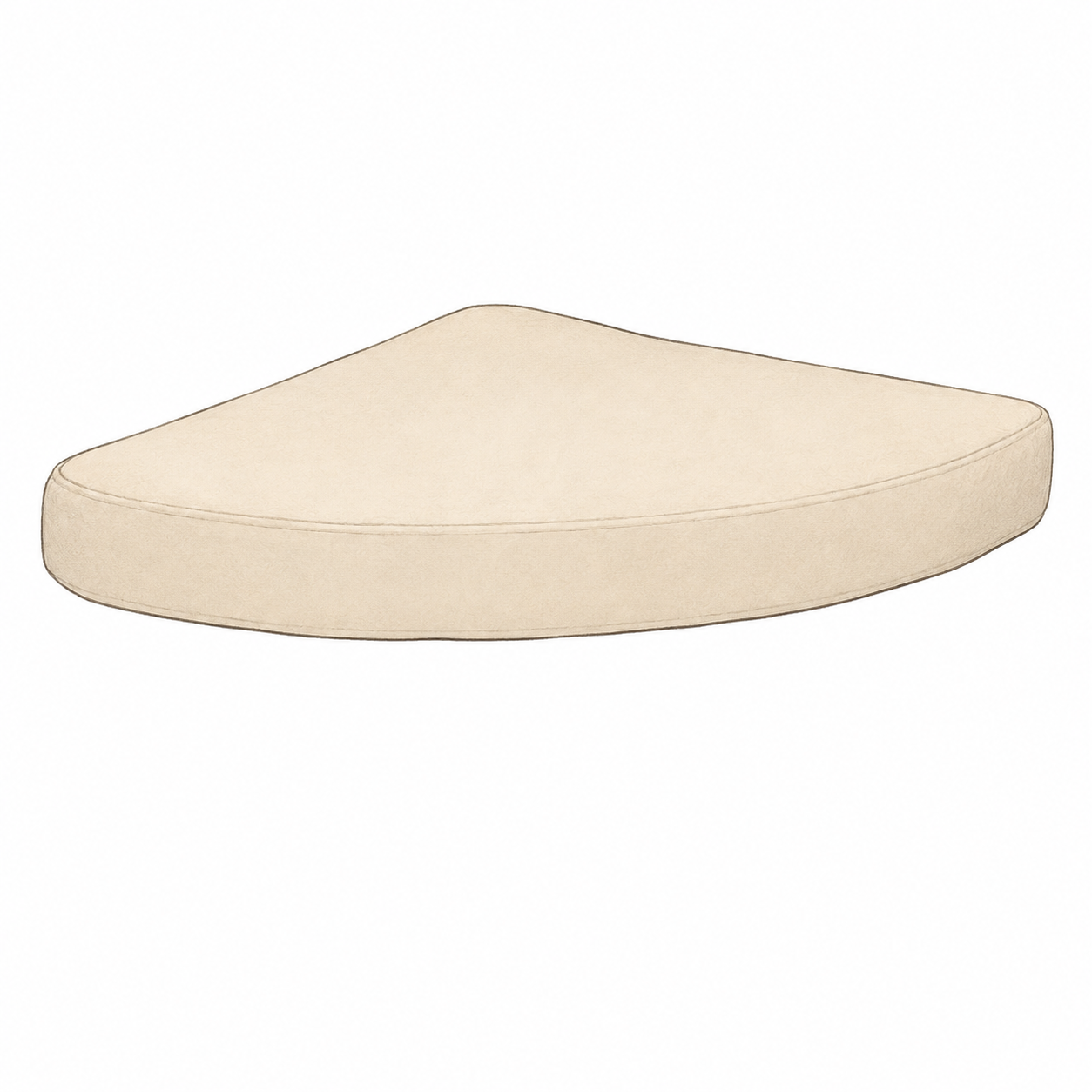 Kingsley Bate Tivoli Sectional Curved Ottoman - Cushion Only