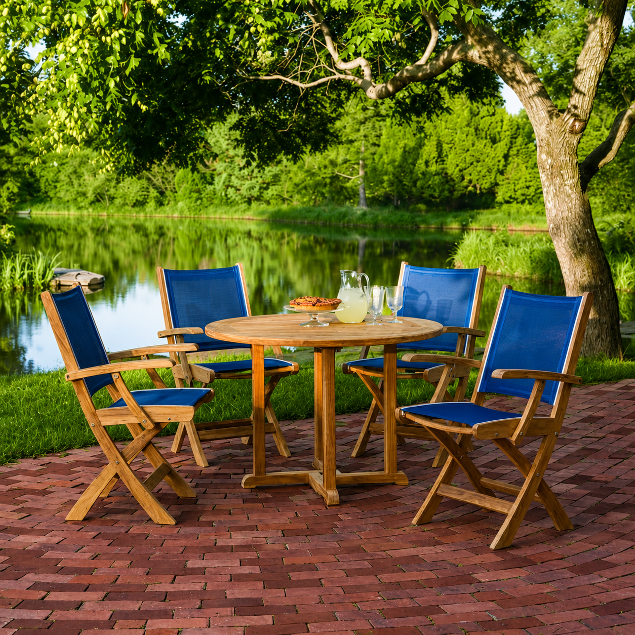 Kingsley Bate St. Tropez Teak Dining Armchair (Folding)