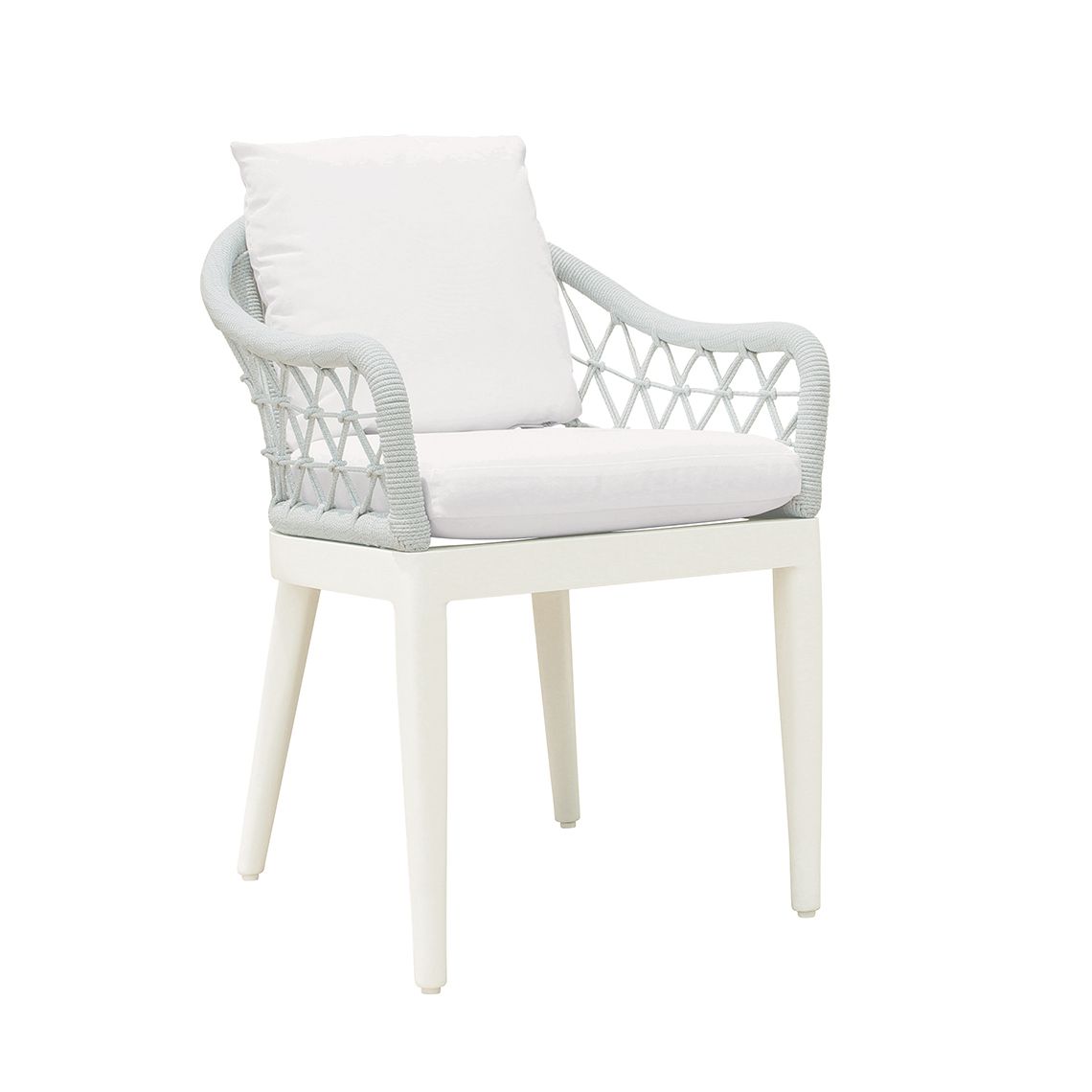 Kingsley Bate Nevis Aluminum Dining Armchair