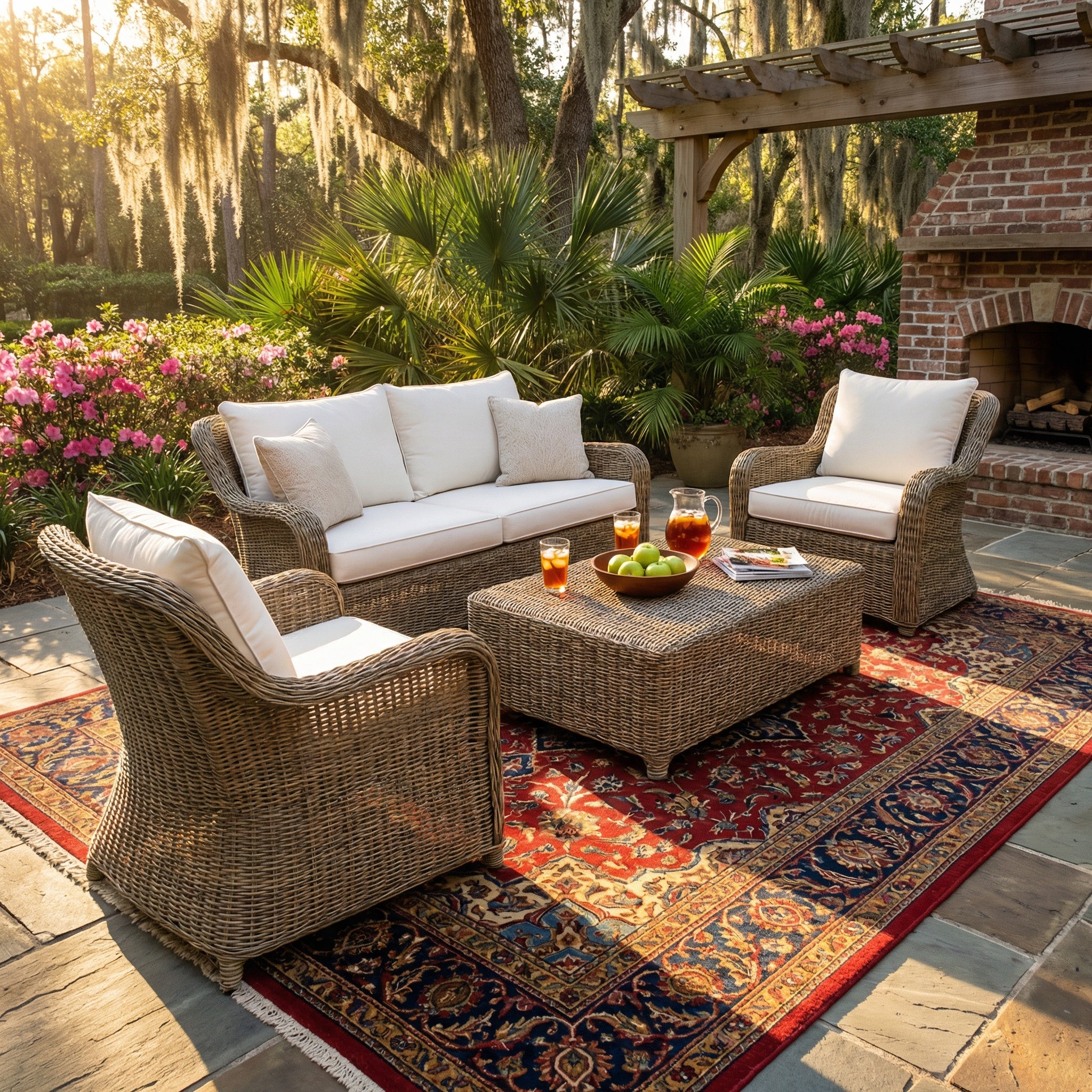 Kingsley Bate Sag Harbor Deep Seating Settee