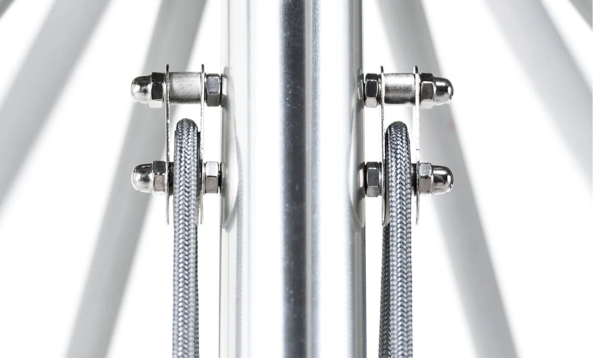 Ledge 8.5' Rectangle Pulley Essential Fiberglass Umbrella