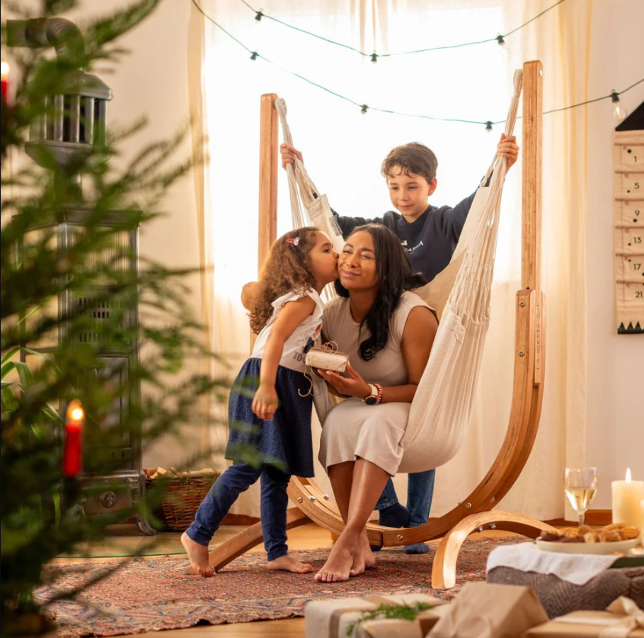 La Siesta Udine Organic Cotton Hammock Chair with Stand