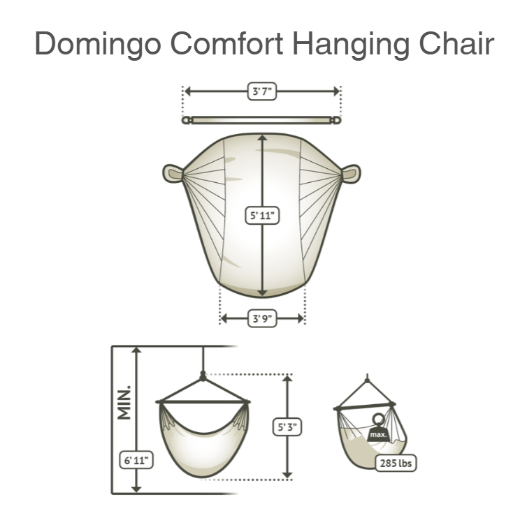 La Siesta Domingo Weather-Resistant Hammock Chair