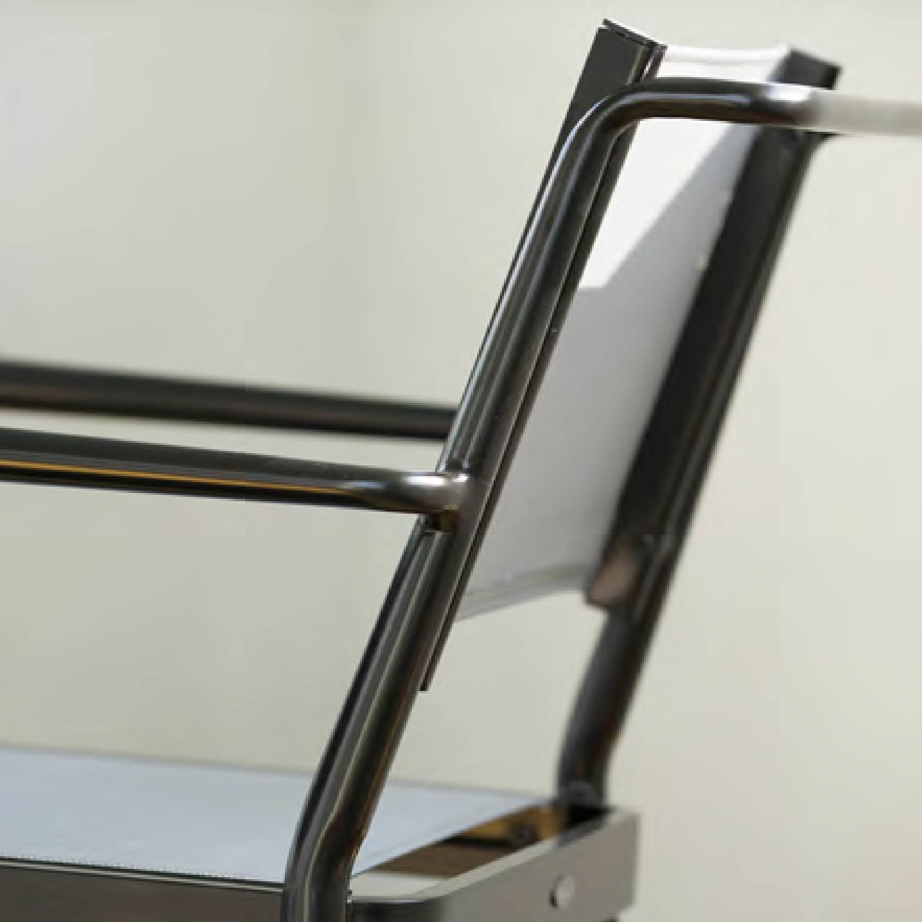 Woodard Daytona Aluminum Stackable Sling Dining Armchair