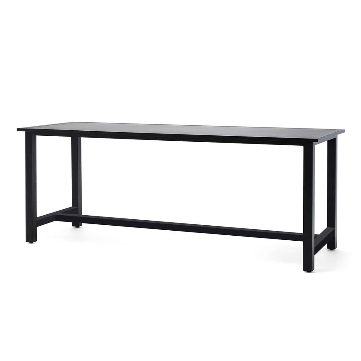 Woodard Communal Aluminum Rectangle Counter Height Table