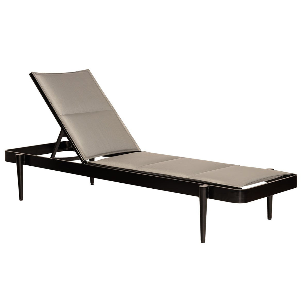 Woodard Daytona Aluminum Adjustable Padded Sling Chaise Lounge