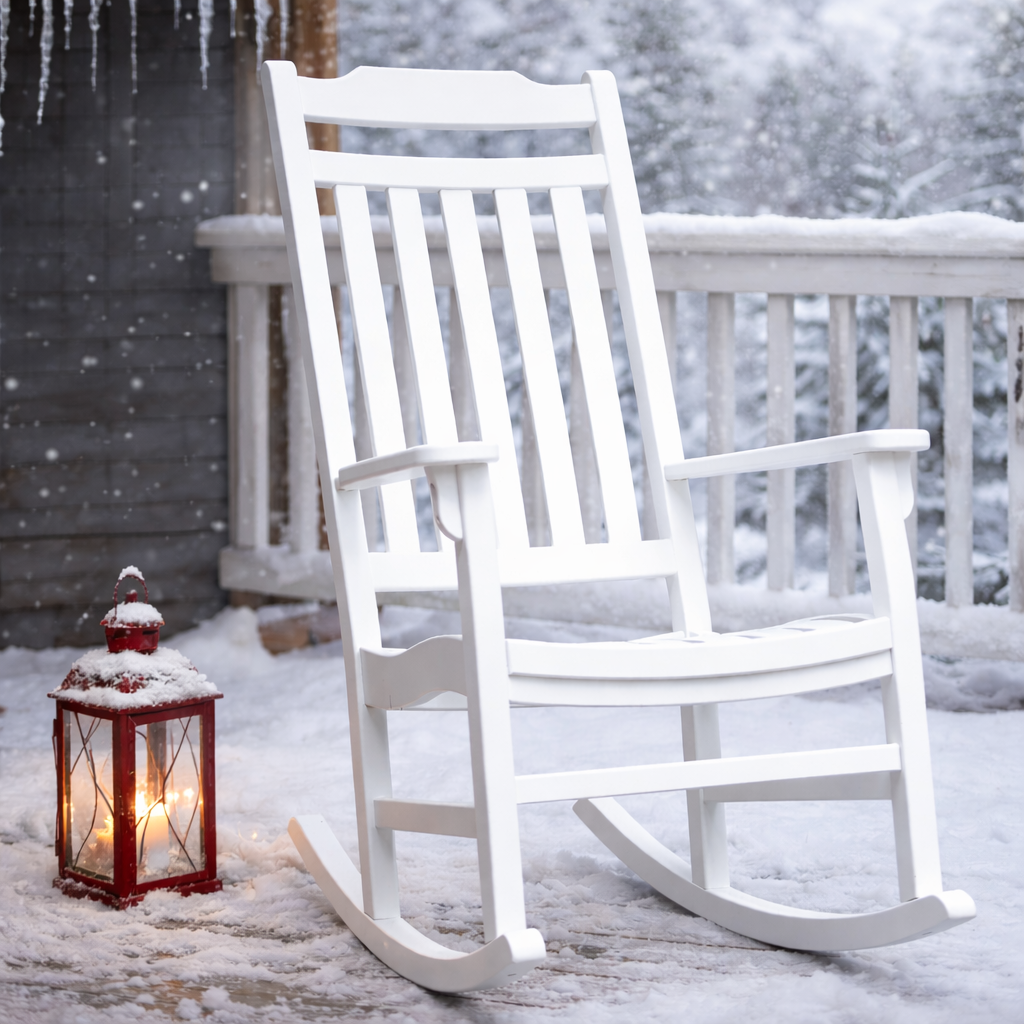 World's Finest Rocker - Painted White