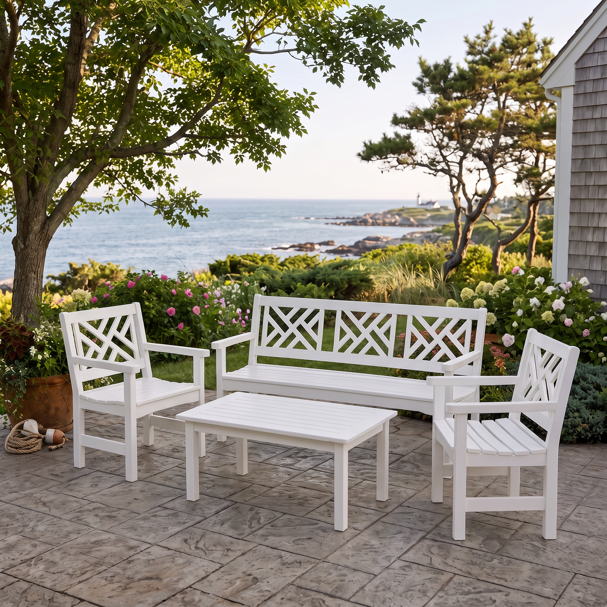 Grand Hotel Chippendale Lounge Set - Robinia
