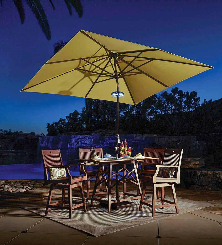 Treasure Garden 8' x 10' Rectangular Auto-Tilt Umbrella