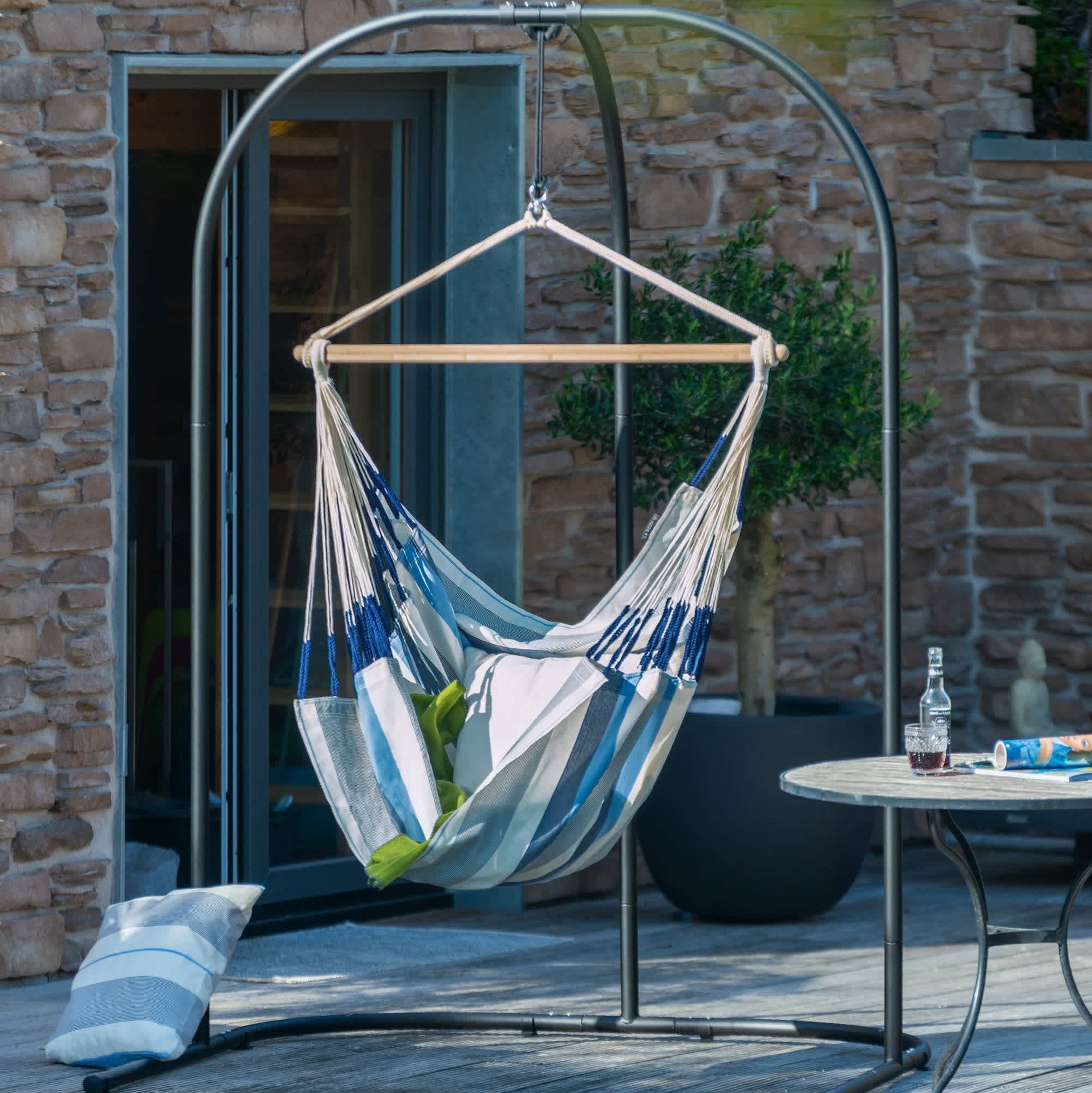 La Siesta Arcada Anthracite Hammock Chair Stand