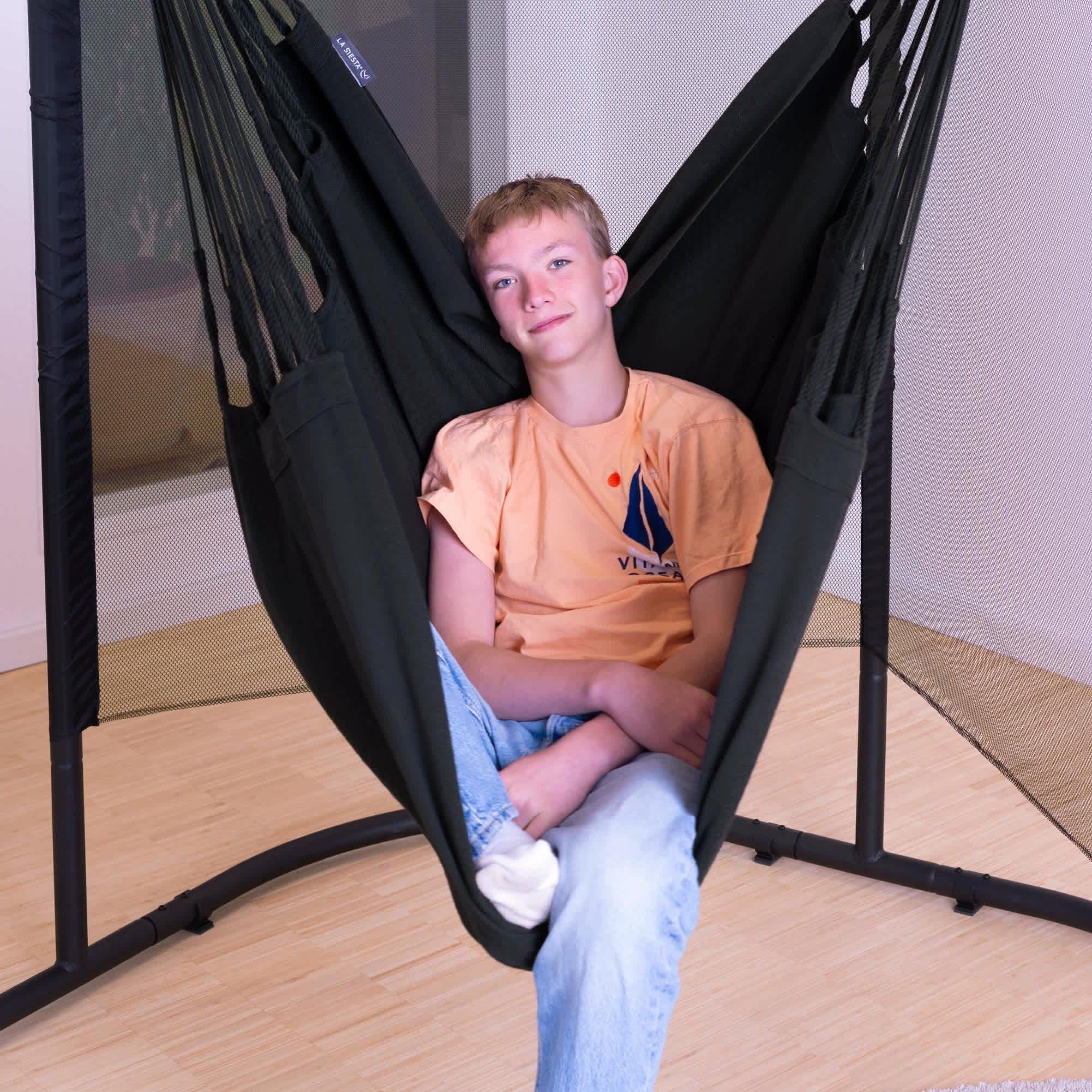 La Siesta Arcada Anthracite Hammock Chair Stand