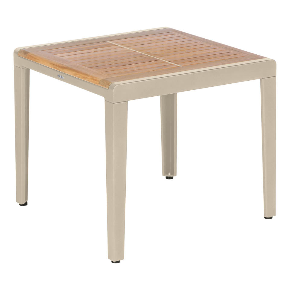 Barlow Tyrie Aura Teak and Aluminum Side Table 60
