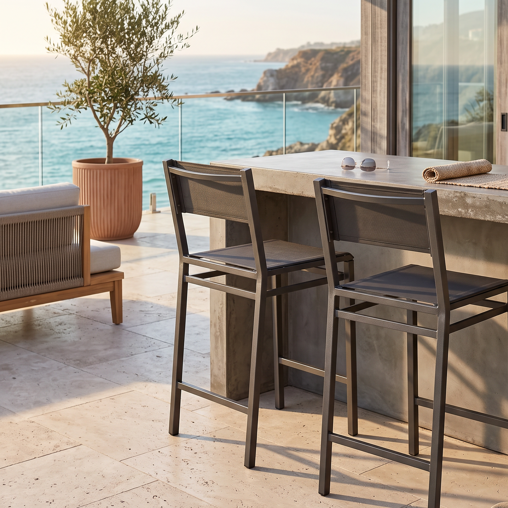 Barlow Tyrie Equinox Counter Stool