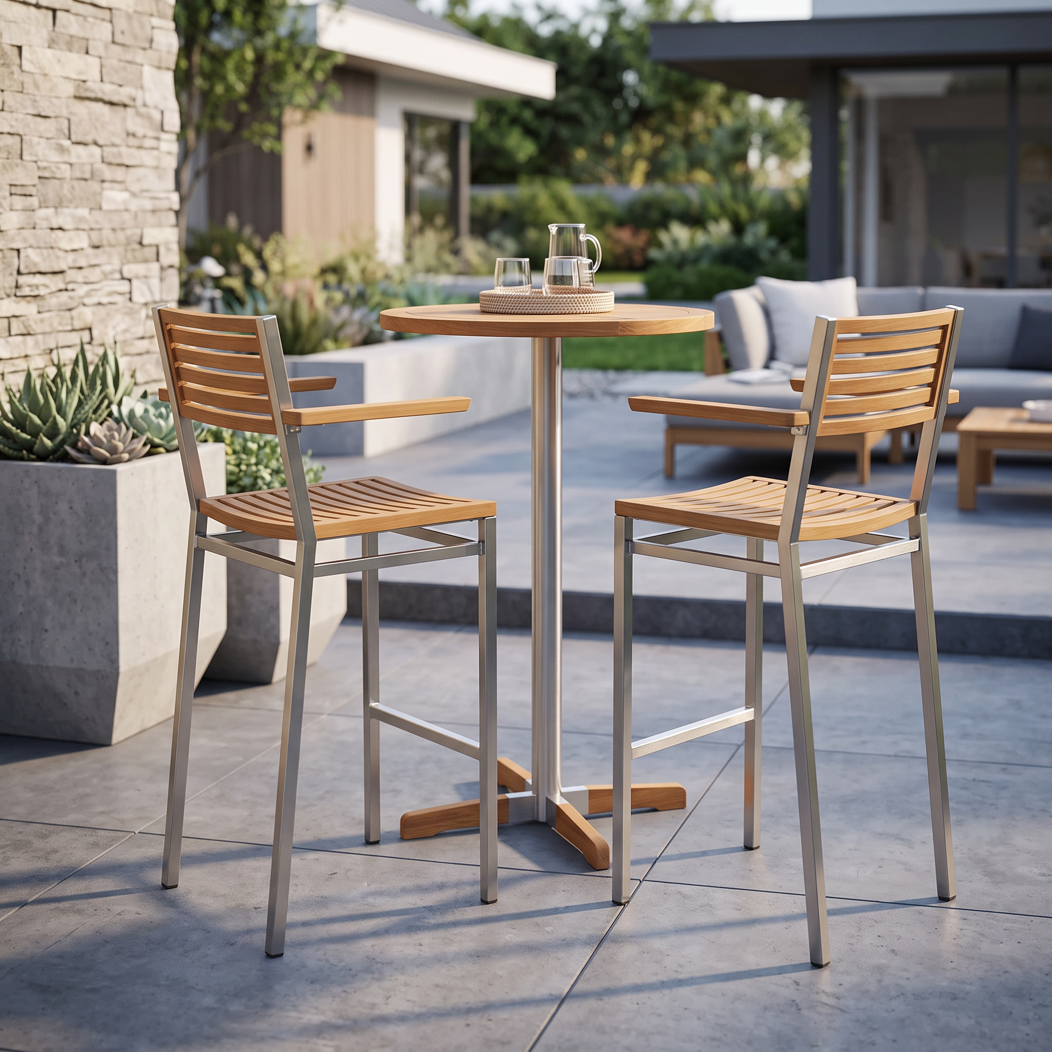 Barlow Tyrie Equinox High Dining Carver Chair