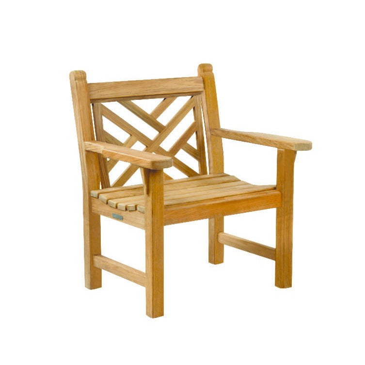 Kingsley Bate Chippendale Teak Garden Armchair