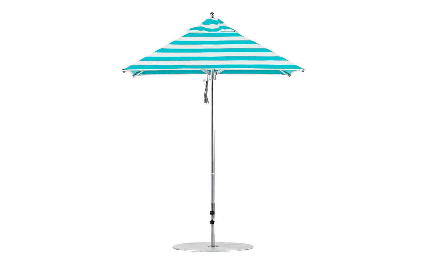 Ledge 6.5' Square Pulley Premier Umbrella