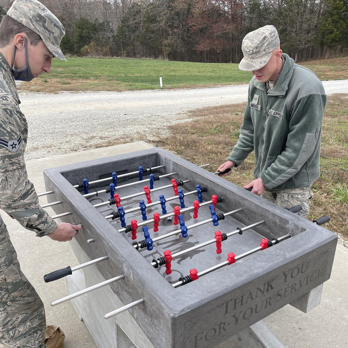 Stone Age Foosball Table