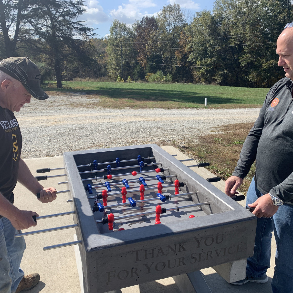 Stone Age Foosball Table