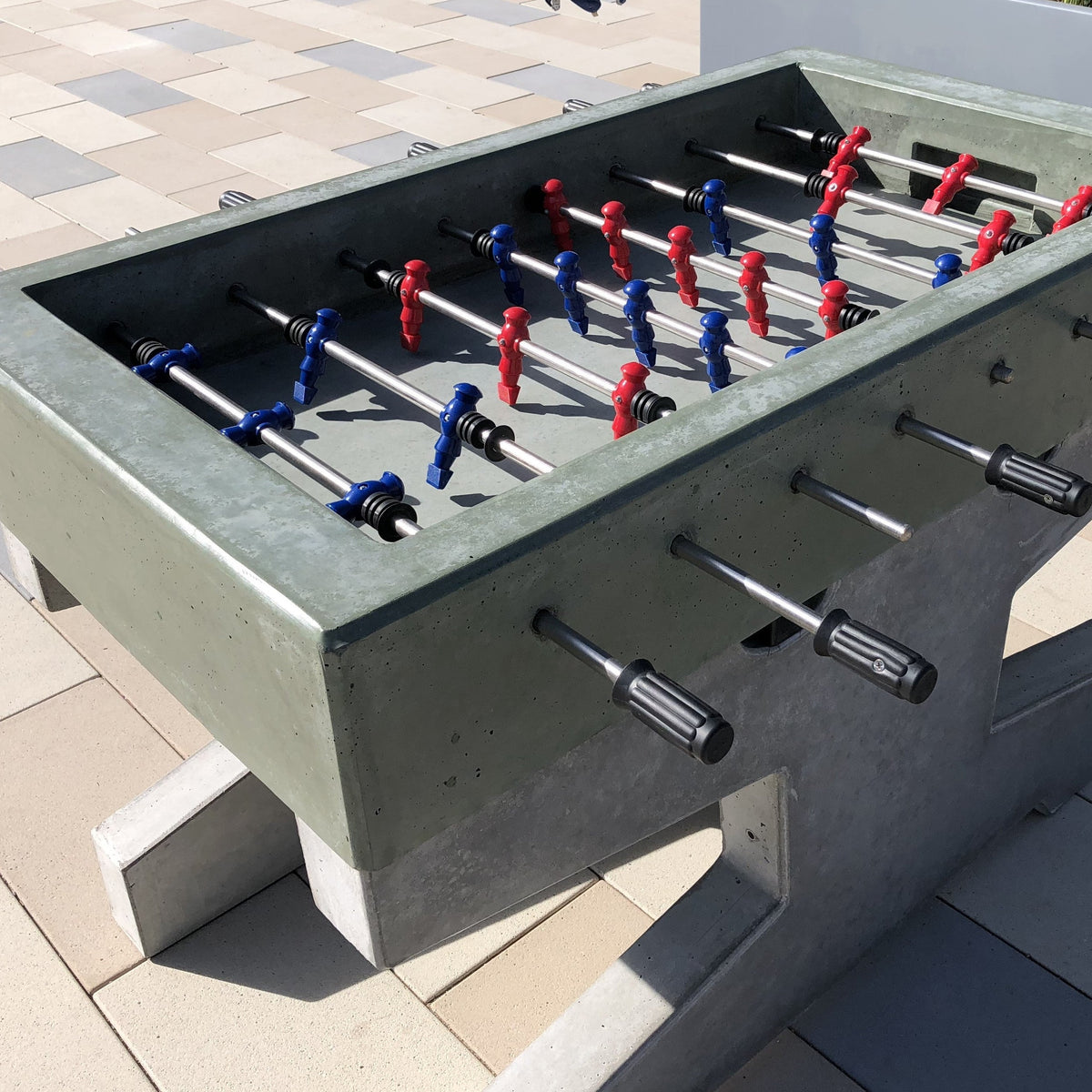 Stone Age Foosball Table in Green
