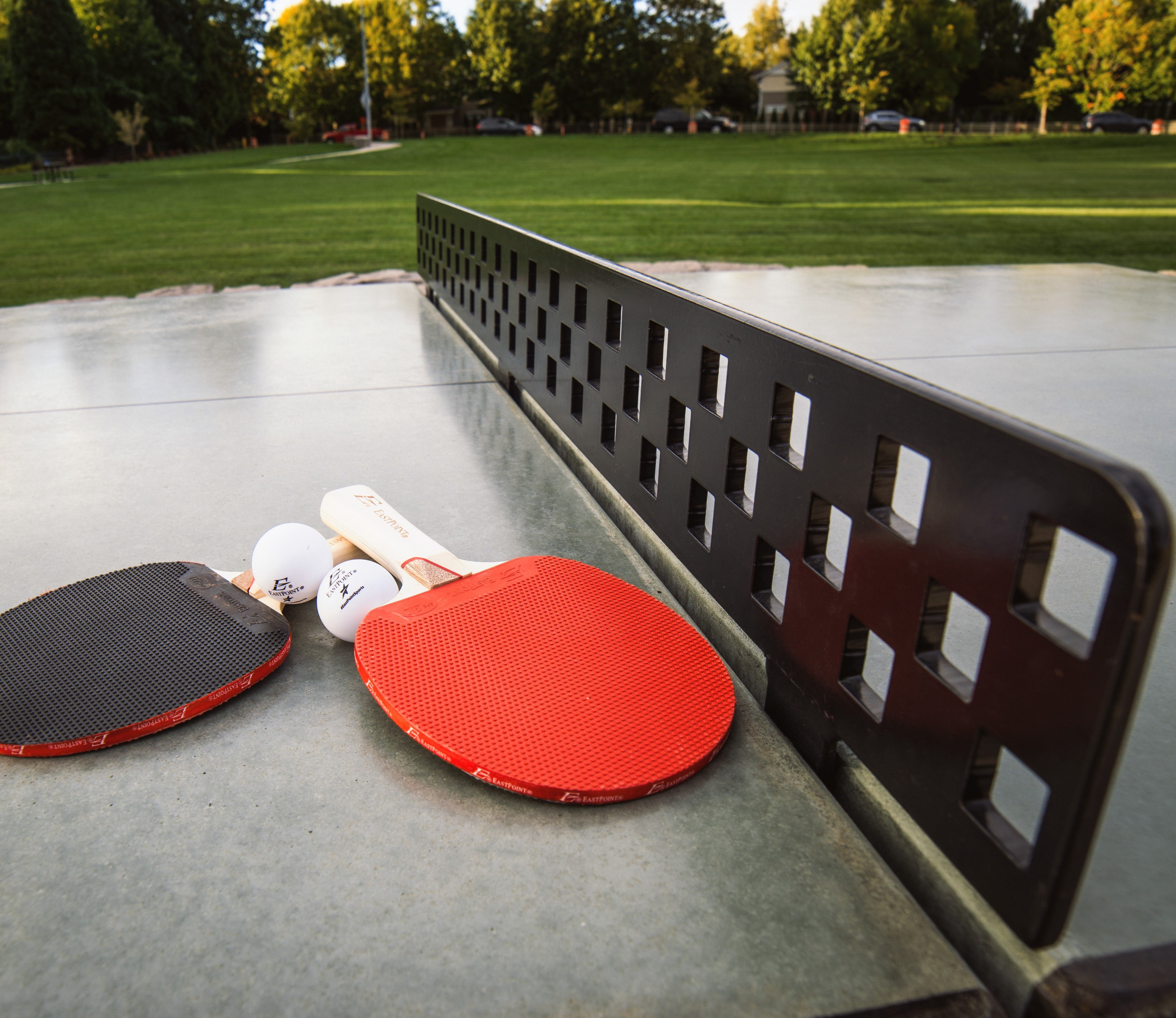 Stone Age Concrete Modern Tennis Dining Table