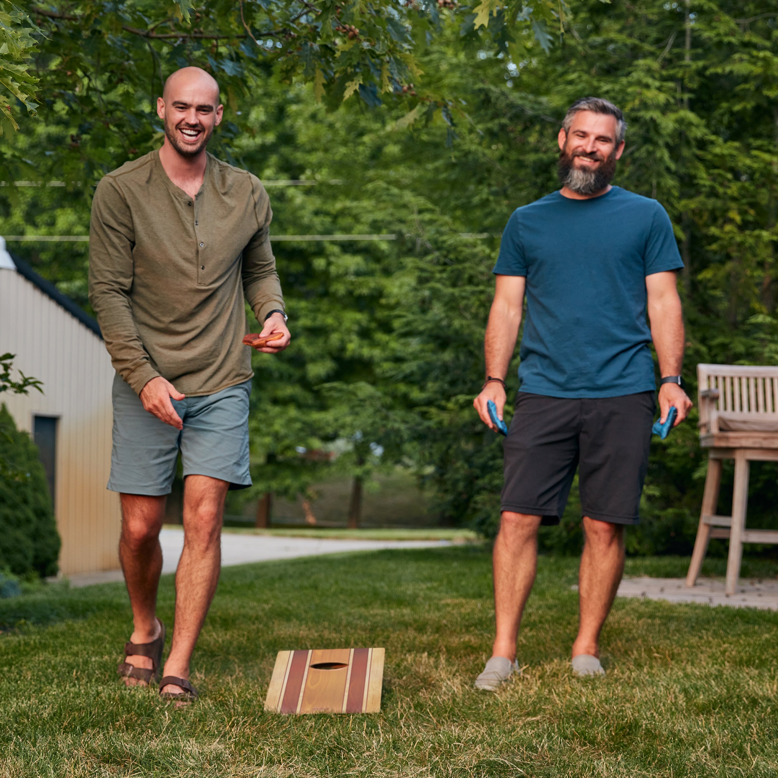 Elakai Woody 1'x2' Compact Travel Cornhole Boards - Set of 2