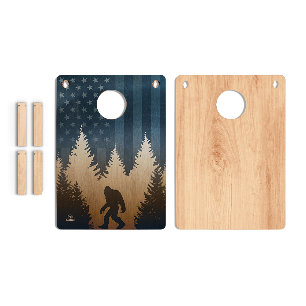 Elakai American Sasquatch 22"x31" Weekender Cornhole Boards - Set of 2