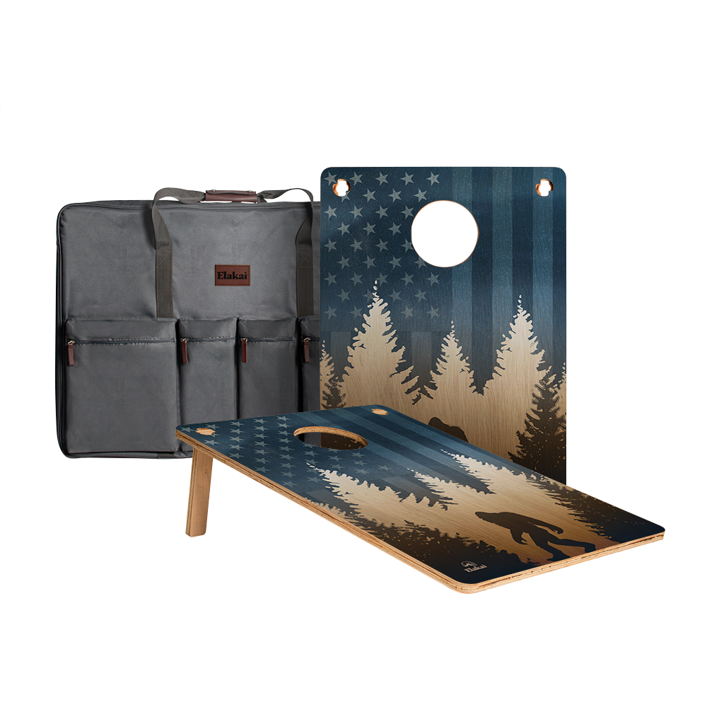 Elakai American Sasquatch 22"x31" Weekender Cornhole Boards - Set of 2