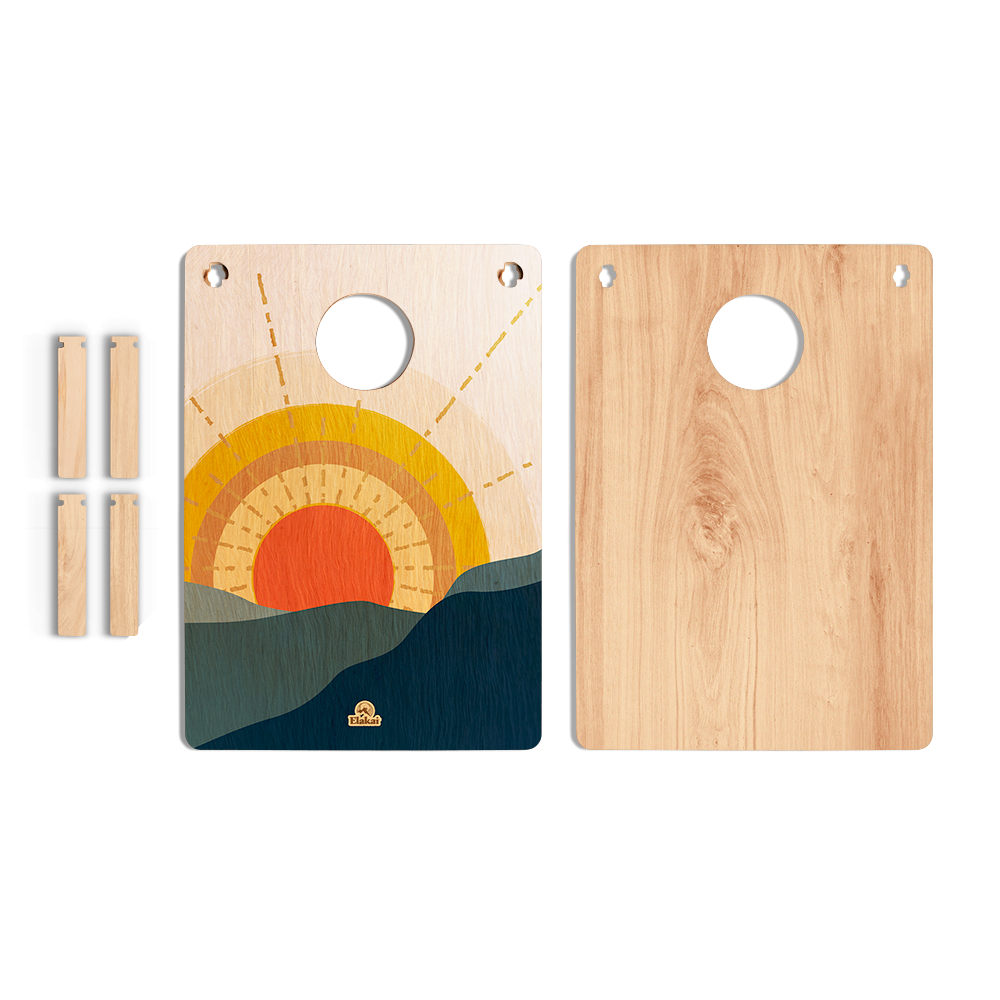 Elakai Sunrise 22"x31" Weekender Cornhole Boards - Set of 2
