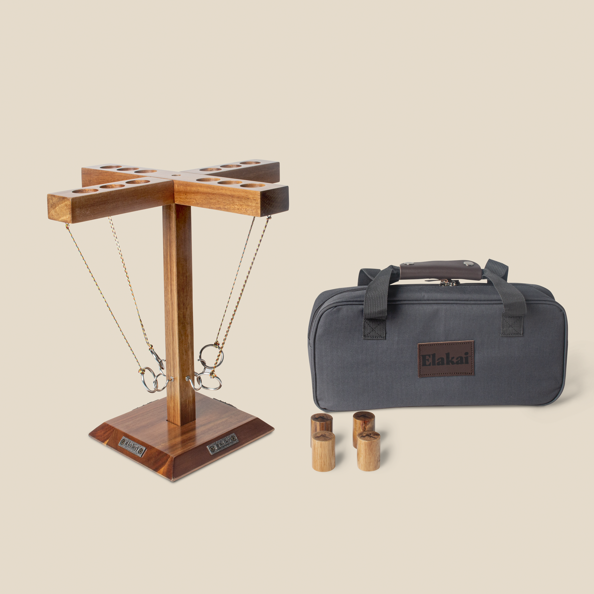 Elakai Globetrotter 4-Player Hook and Ring Game