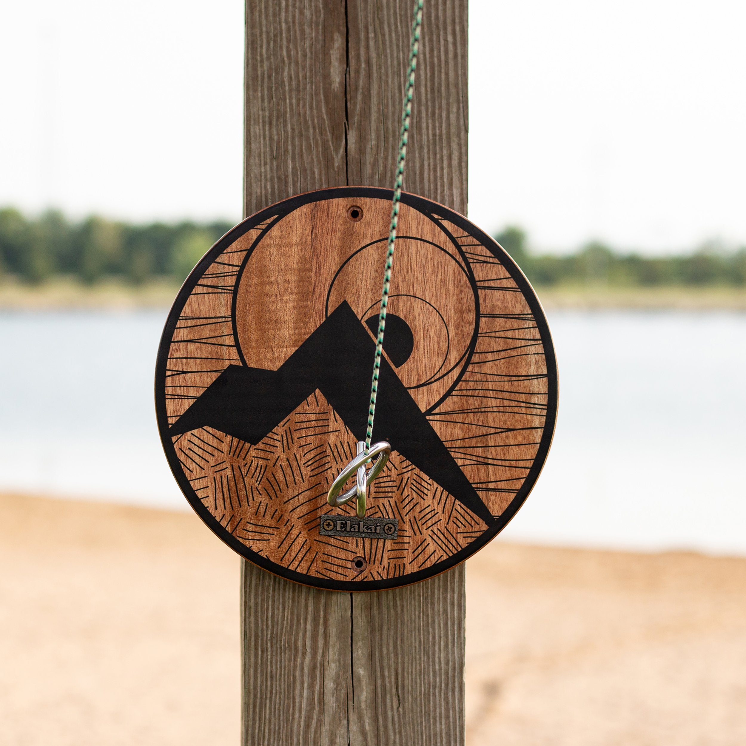 Elakai Wayfarer Natural Finish Hook and Ring Game