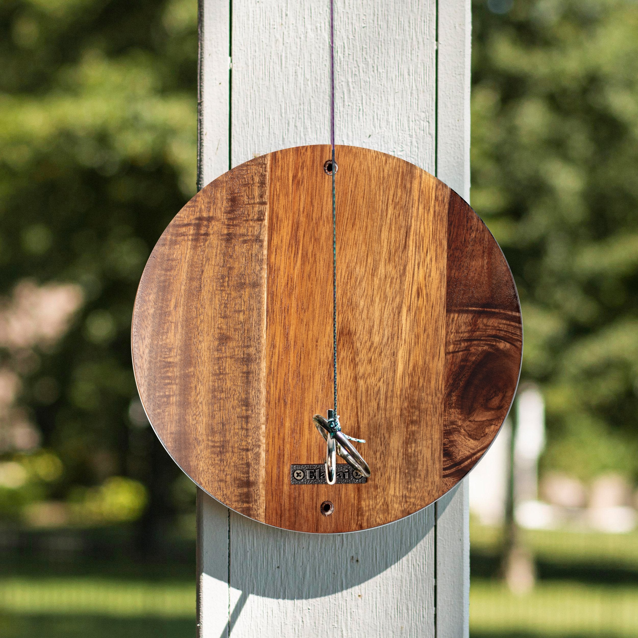 Elakai Wayfarer Acacia Natural Finish Hook and Ring Game