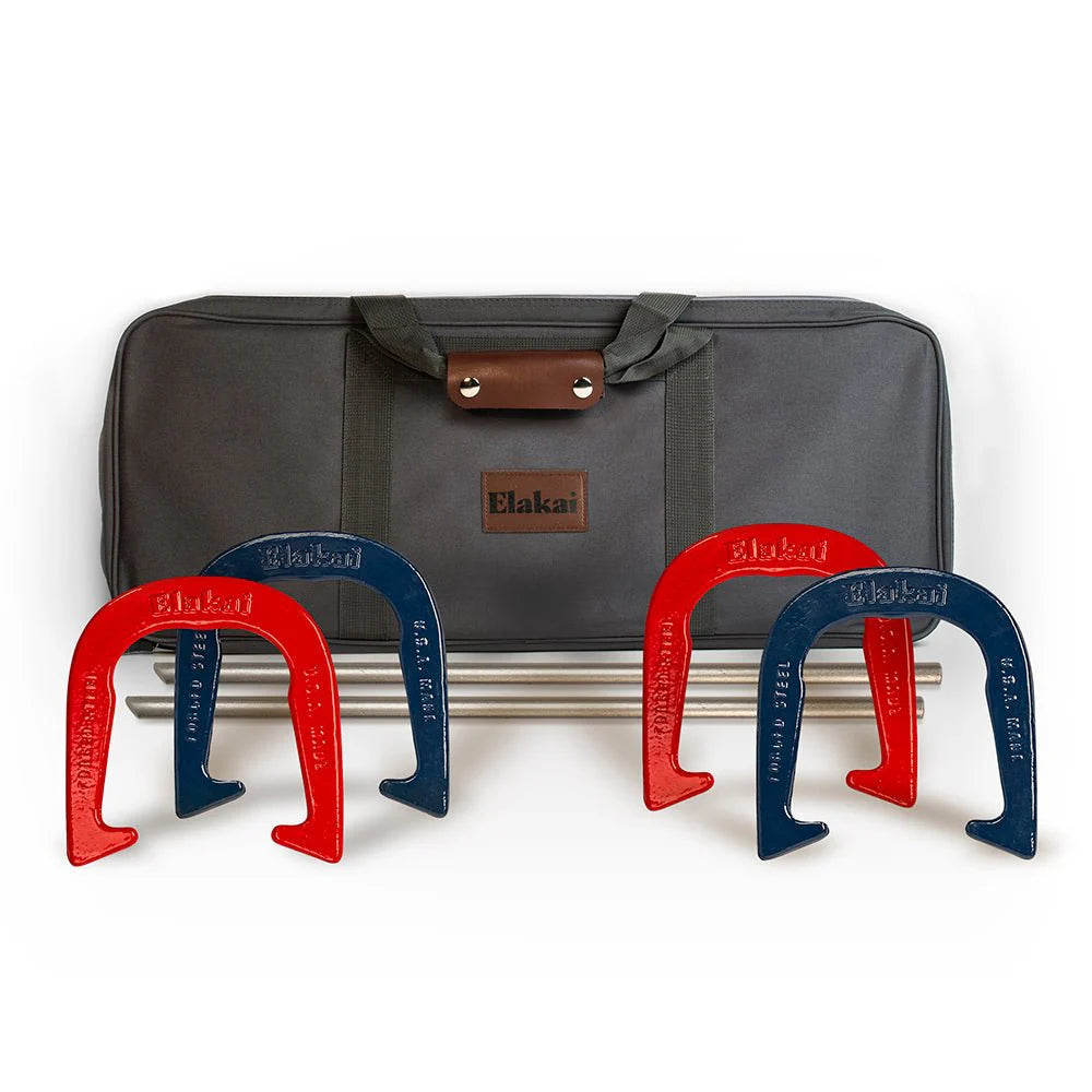 Elakai Forged Steel Horseshoe Set