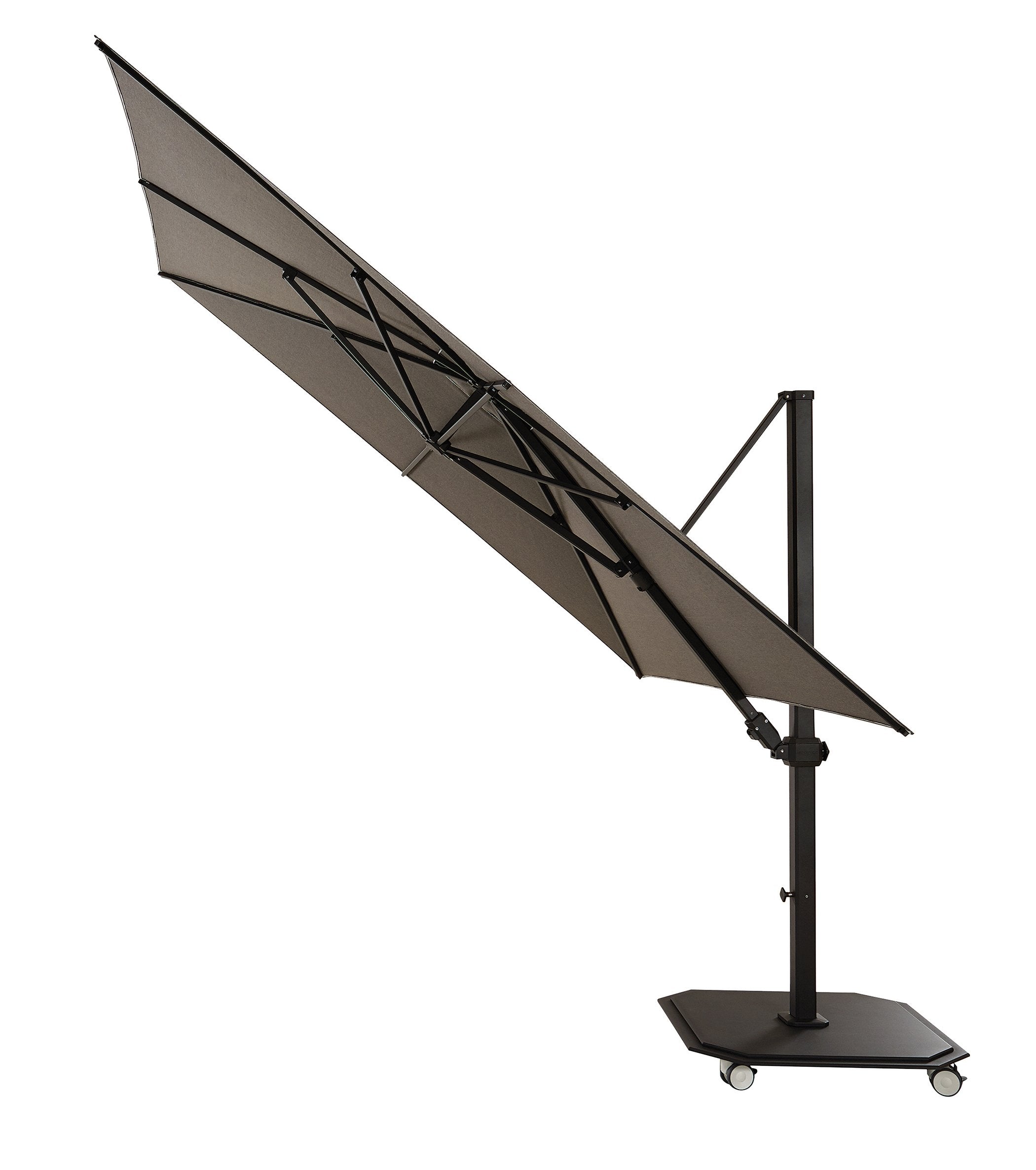 Jardinico JCP.301 Square 10' Sidepost Umbrella (tilted)