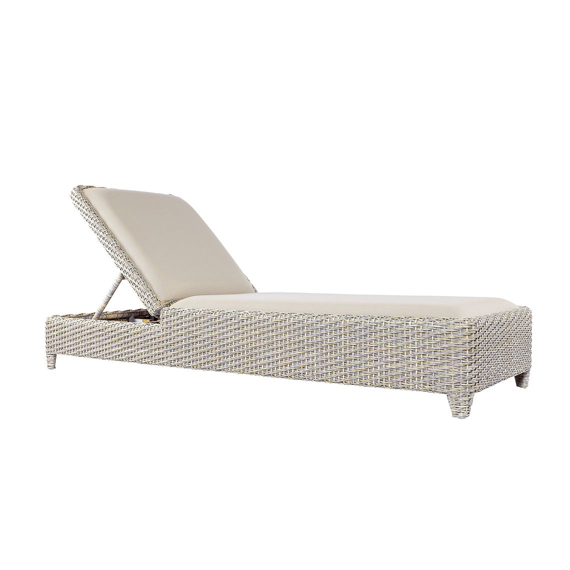 Kingsley Bate Biscayne Wicker Adjustable Chaise Lounge