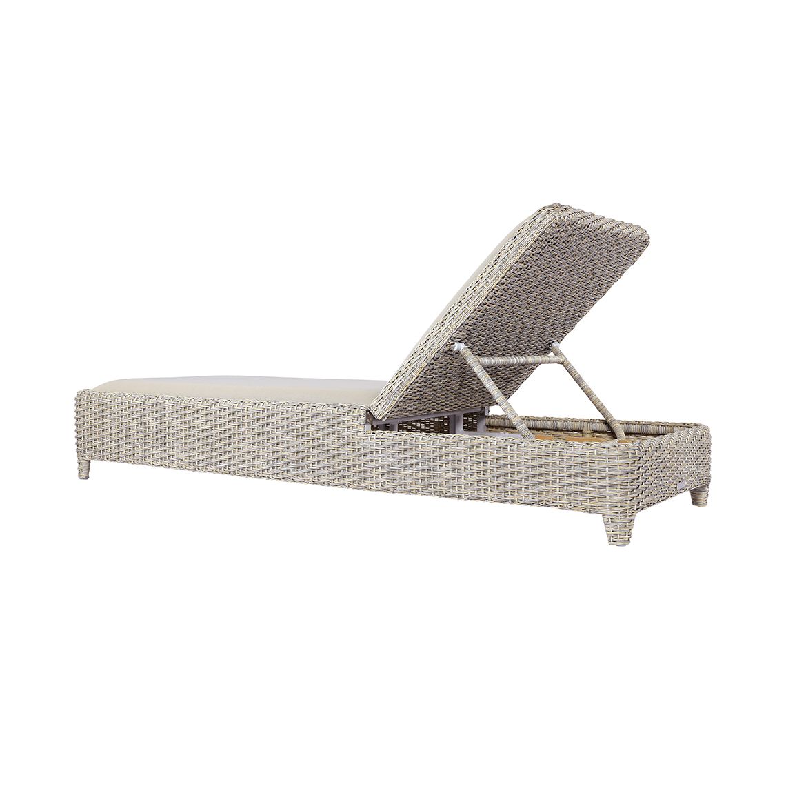 Kingsley Bate Biscayne Wicker Adjustable Chaise Lounge